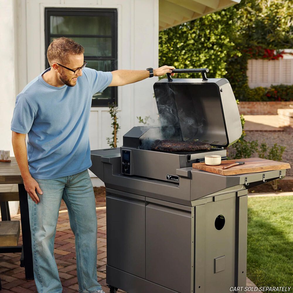 TYTUS Emberwood Portable Pellet Smoker in Gunmetal Gray, , large