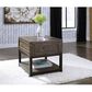 Ashley Johurst Rectangular End Table in Grayish Brown and Black, , large