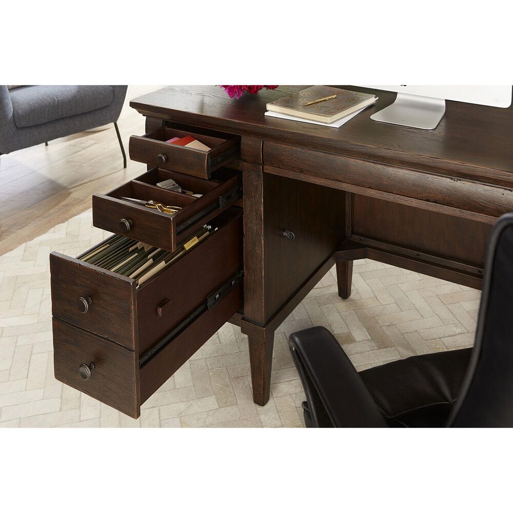Riva Ridge Jackson 62&quot; Executive Desk in Turkish Coffee, , large