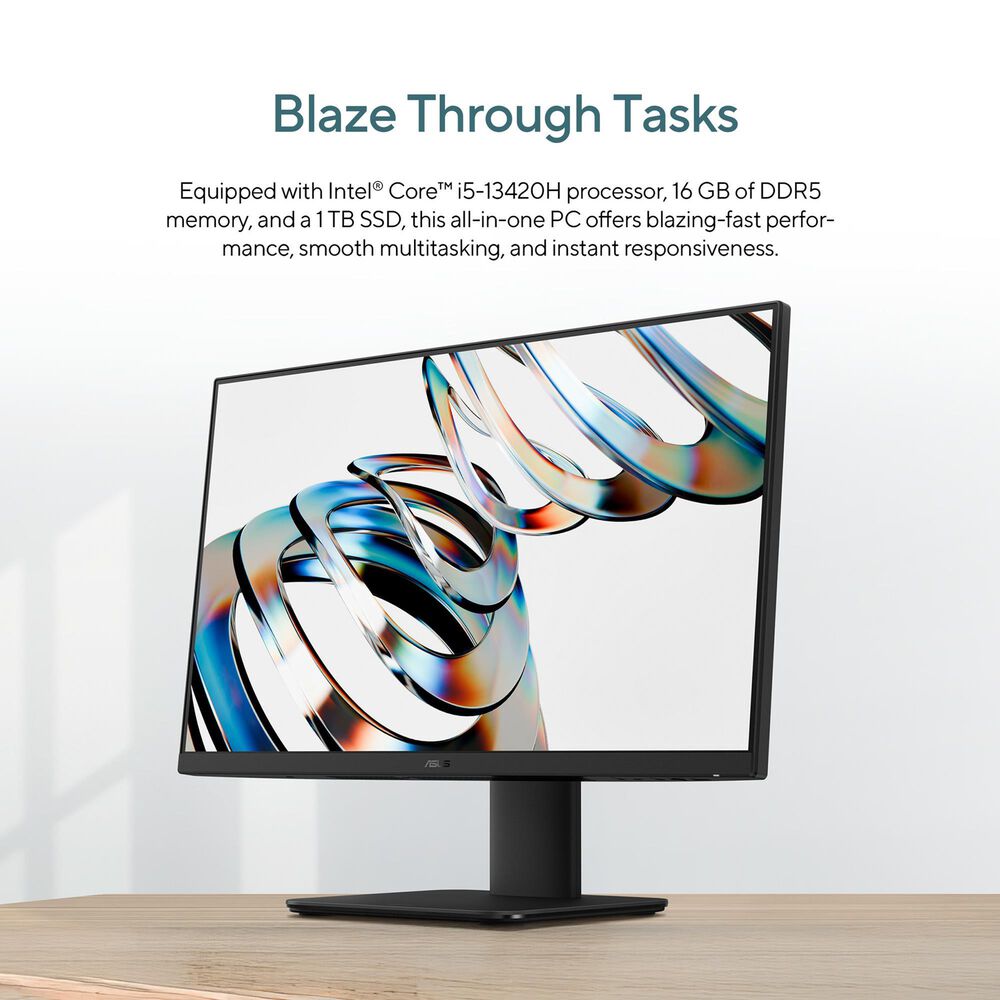 ASUS 27" V400 All-in-One Desktop Computer | Intel Core i5-13420H - 16GB RAM -Intel UHD Graphics - 1TB SSD in Black, , large