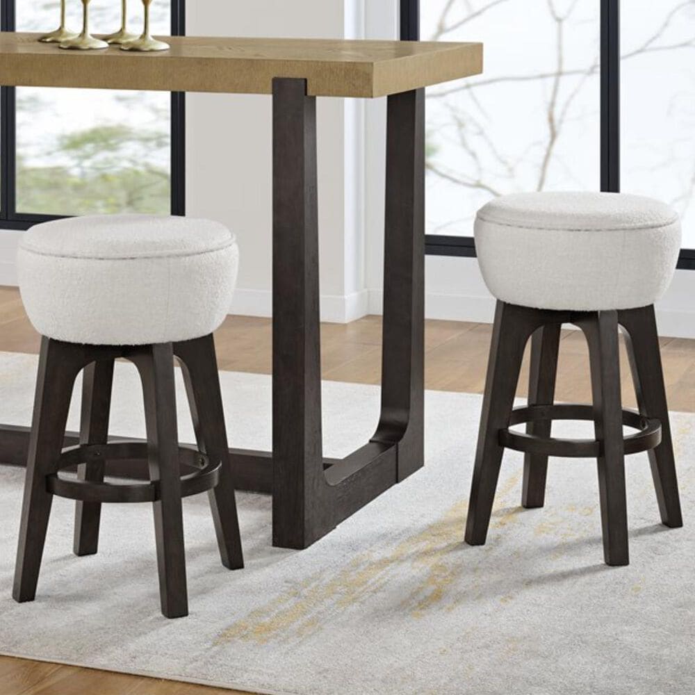 Emerald Home Furnishings Sutton Place Backless Bar Stool in Cocoa &#40;Set of 2&#41;, , large