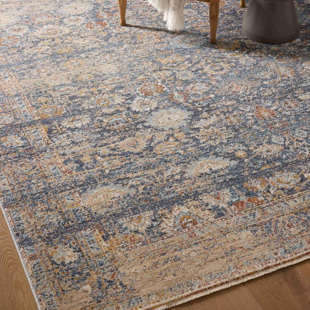 Angela Rose Blake 7&#39;10&quot; x 10&#39;2&quot; Navy and Multicolor Area Rug, , large