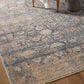 Angela Rose Blake 7"10" x 10"2" Navy and Multicolor Area Rug, , large