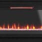 Legends Home Stardust 89" Fireplace Console with Fireplace Insert in Seal Skin Black, , large