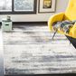 Safavieh Adirondack ADR201F 9" x 12" Light Grey and Black Area Rug, , large