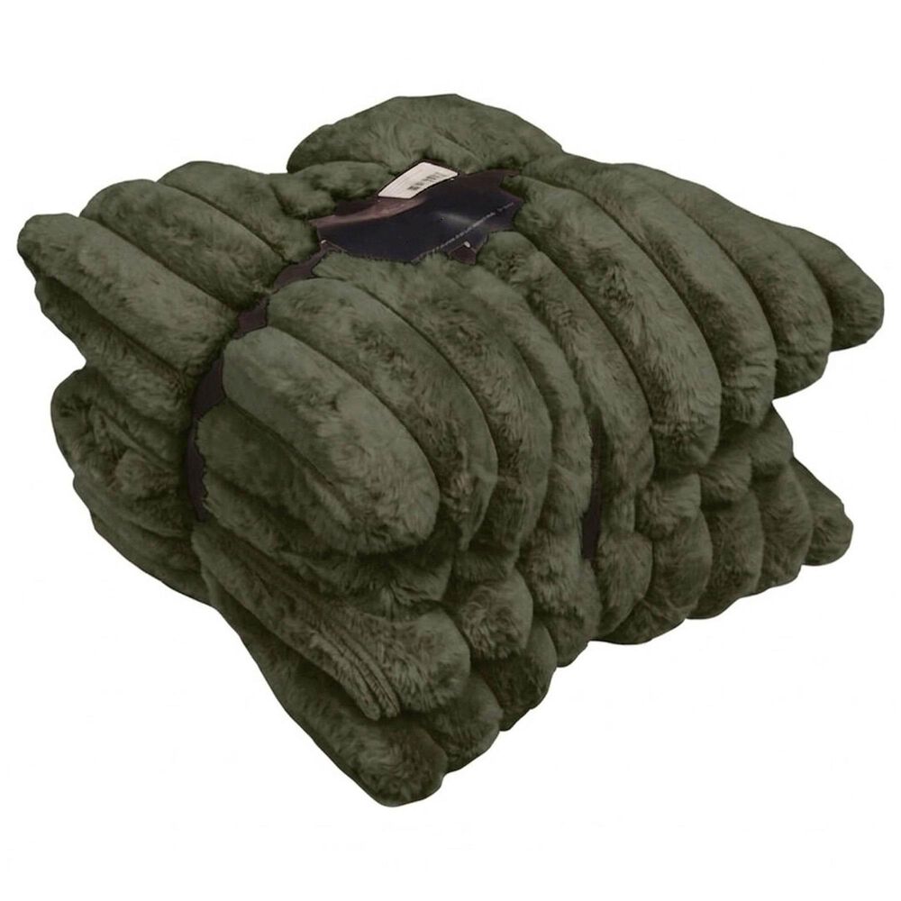 Hallmart Collectibles Ethan 3-Piece Pillow and Throw Set in Green, , large