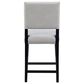 Linon Home Decor Brook Counter Stool in Black, , large