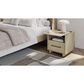 BDI Kava 20" 1-Drawer Nightstand in Washed Oak with Outlets and USB Ports, , large