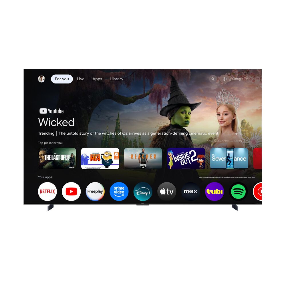 TCL 98" QM7L Series 4K UHD HDR SQD-Mini LED Smart TV with Google TV, , large