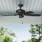 Hunter Sea Wind 48" Outdoor Ceiling Fan in Matte Black, , large