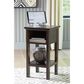Ashley Marnville Accent Table in Dark Brown, , large