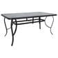 Redline Creation Inc. 35 x 62in Black Table with Hole for an Umbrella, , large
