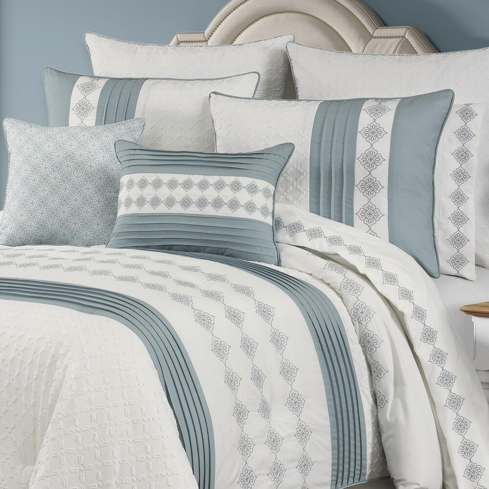 Royal Court Trilogy 3-Piece King/California King Comforter Set in Blue, , large