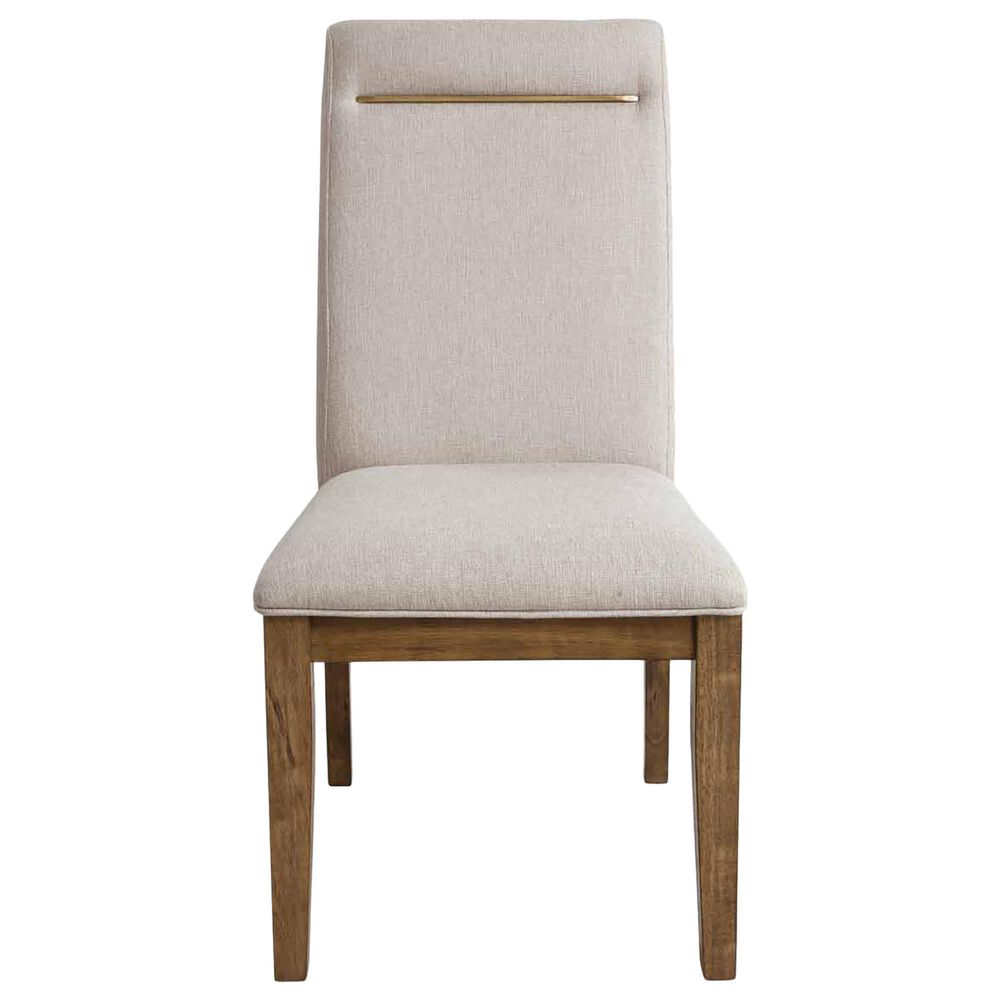 Crystal City Garland 7-Piece Rectangular Dining Set in Toffee, , large