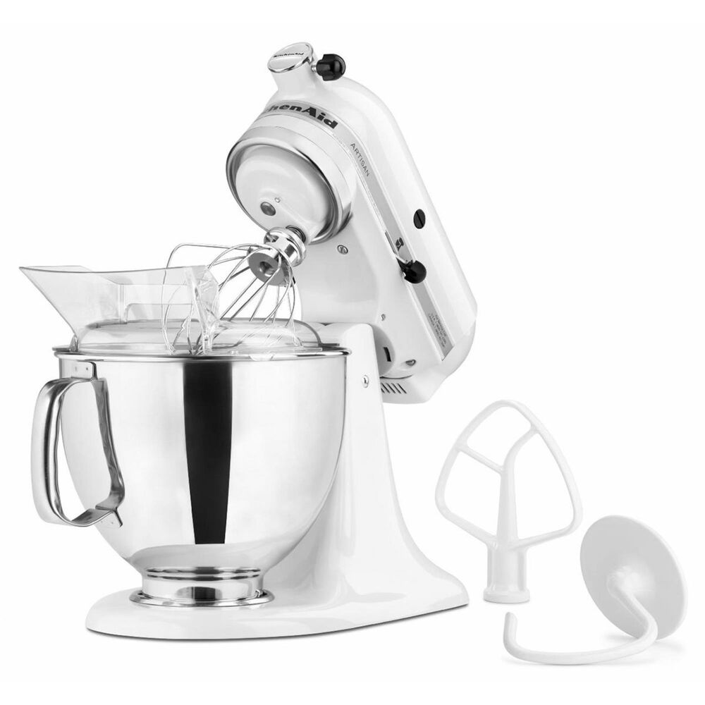 KitchenAid 5 Quart Artisan Stand Mixer in White, , large