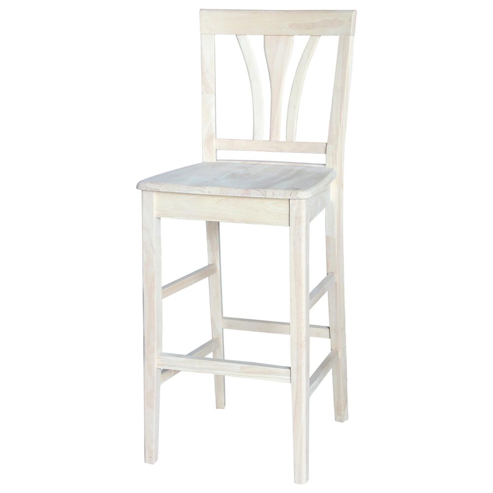 International Concepts 30" Barstool in Unfinished, , large