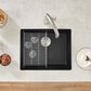 Blanco Precis 21" Single Sink in Coal Black, , large