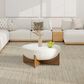 Jennifer Taylor Home Bali Upholstered Cocktail Ottoman in Ivory White, , large