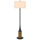 Cal Lighting Winslow Floor Lamp in Charcoal Grey and Oak, , large