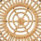 Hearth and Haven Ottawa Outdoor Side Table with Open Weave Design in Light Brown, , large