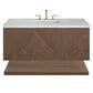 James Martin Vanities Marcello 48" Single Bathroom Vanity in Chestnut with 3 cm Ethereal Noctis Quartz Top, Rectangular Sink and FreePower Wireless Charger, , large