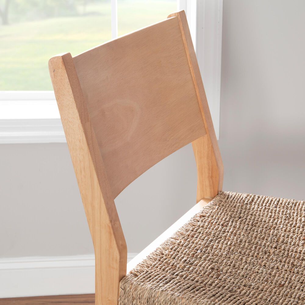 Linon Home Decor Cadence Bar Stool in Natural (Set of 2), , large