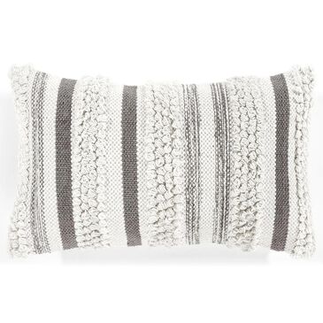 Triangle Home Fashions Bria 13" x 20" Throw Pillow in Gray, , large