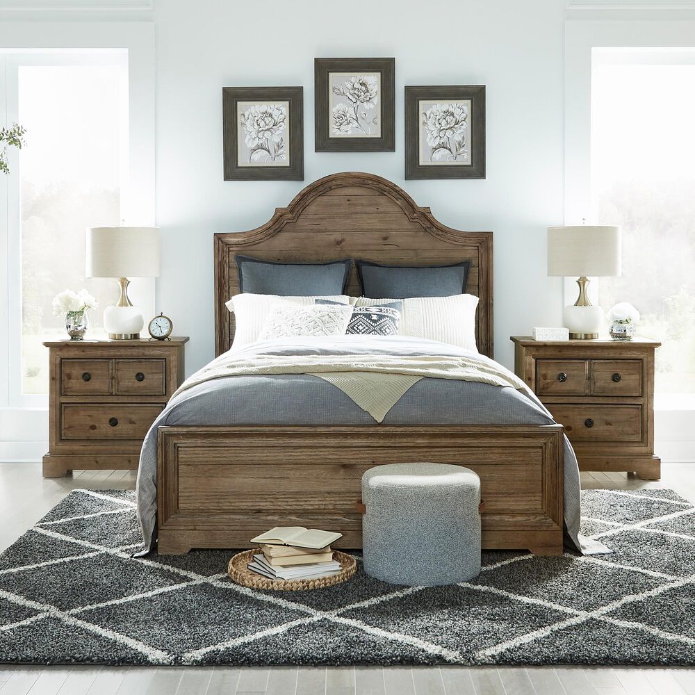 Tiddal Home Wildfire King Bed in Caramel, , large