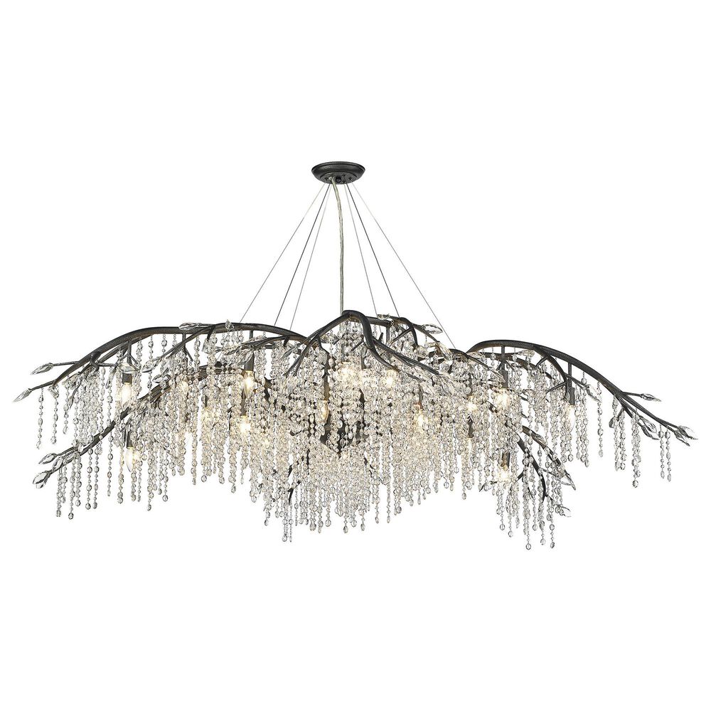 Golden Lighting Autumn Twilight 24-Light Chandelier in Black, , large