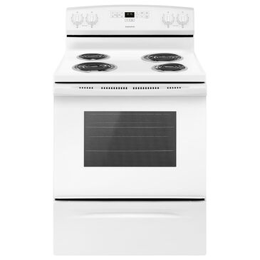 Amana 4.8 Cu. Ft. Electric Range with Bake Assist Temps in White, , large
