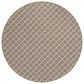 Dalyn Rug Company York 10" Round Taupe Indoor/Outdoor Area Rug, , large
