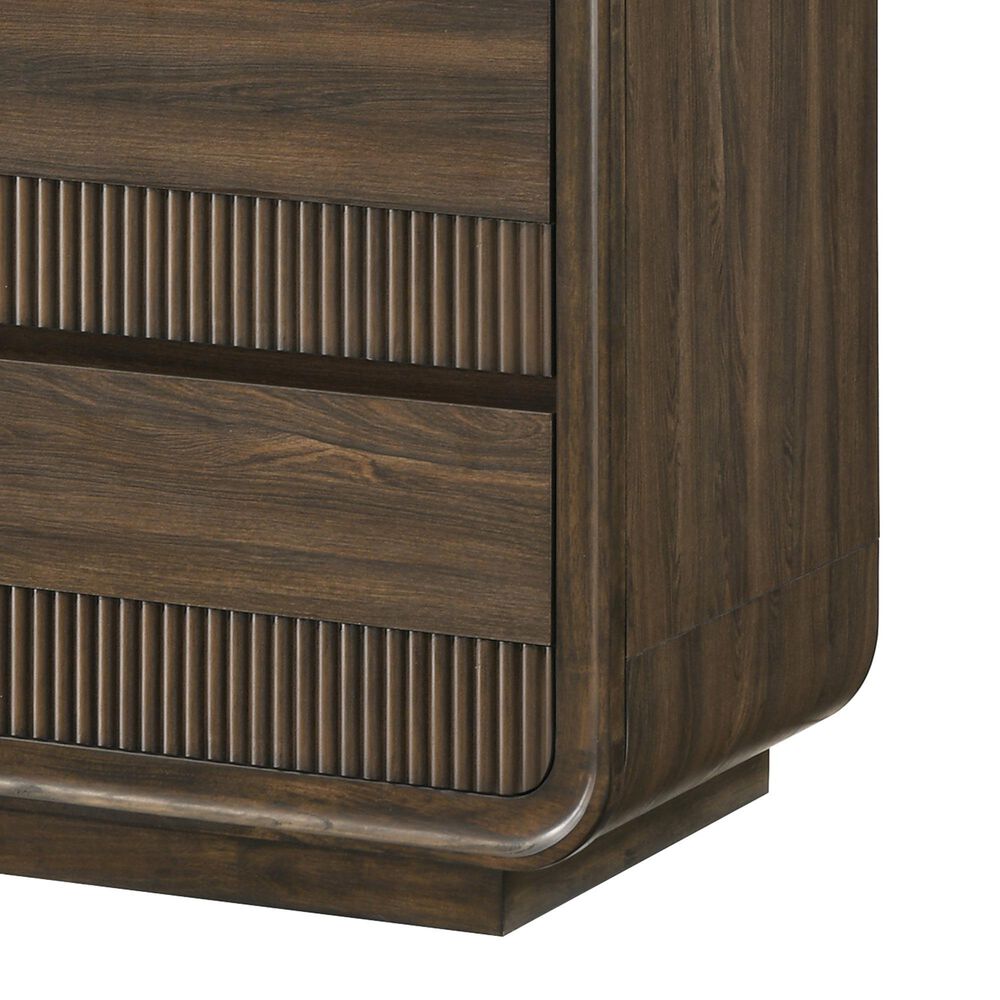 Crown Mark Kinkaid 4-Drawer Chest in Brown, , large