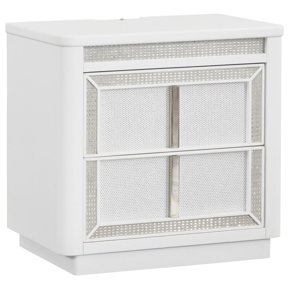 Millenium Chalanna 5-Piece California King Bedroom Set in White Lacquer, , large