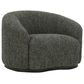 Classic Home Beverly Swivel Chair in Antique Green, , large