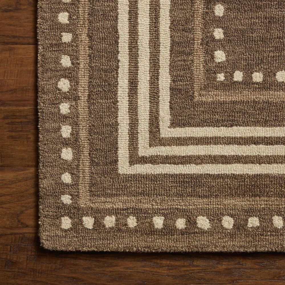 Chris Loves Julia x Loloi Alfie Bark and Natural 2'6" x 7'6" Runner, , large