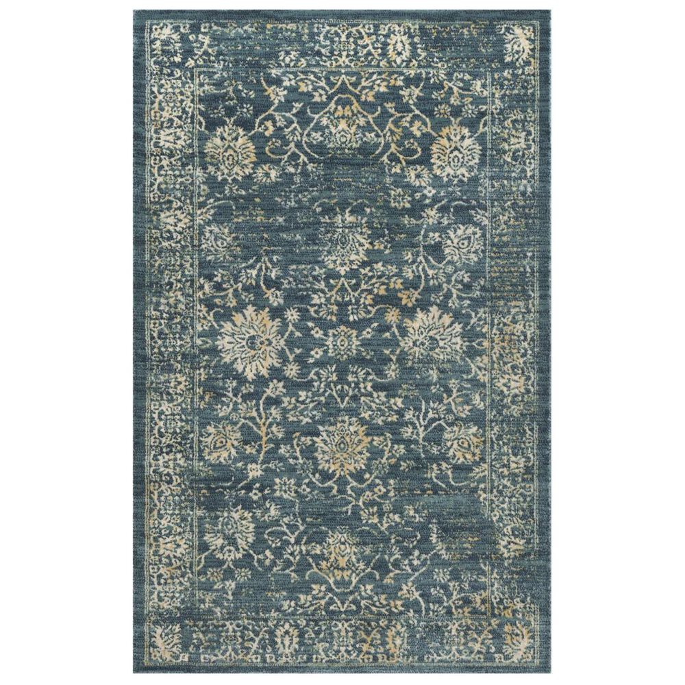 Safavieh Evoke EVK510K 4" x 6" Light Blue and Beige Area Rug, , large