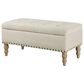 OSP Home Woodbury Storage Bench in Light Natural, , large