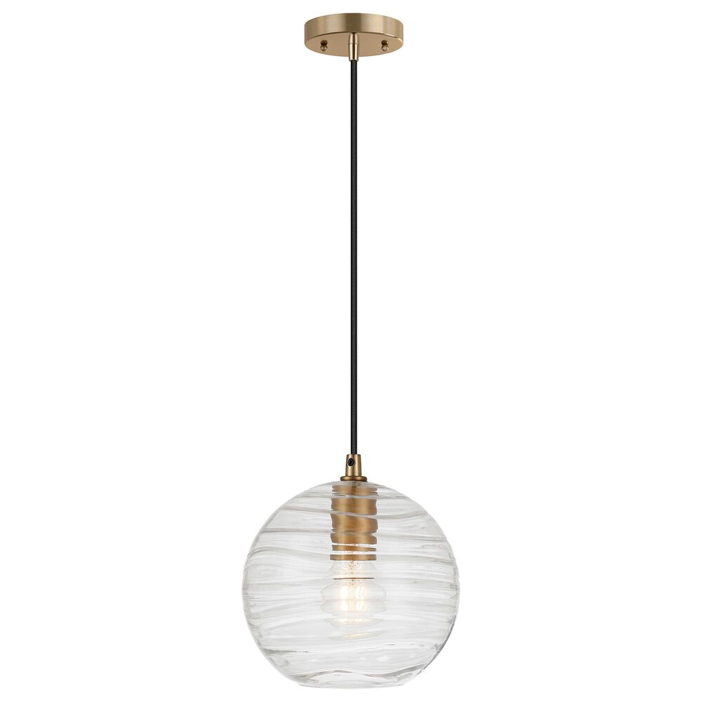 Hudson and Canal Wayve Pendant in Brass, , large
