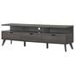 Everly Living Everly 71" TV Stand in Gray, , large