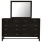 Fleming Furniture Co. Rochester 10 Drawer Dresser and Mirror in Onyx, , large