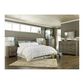 Ashley Zelen King Headboard in Warm Gray, , large