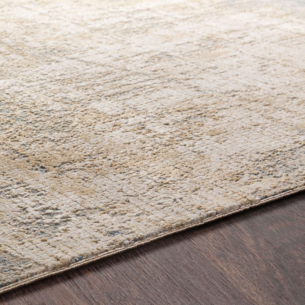 Surya Aisha 10&#39; x 14&#39; Light Blue, Medium Brown, Tan and Mustard Area Rug, , large