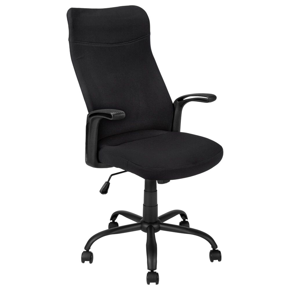 Monarch Specialties Office Armrest Chair in Black, , large