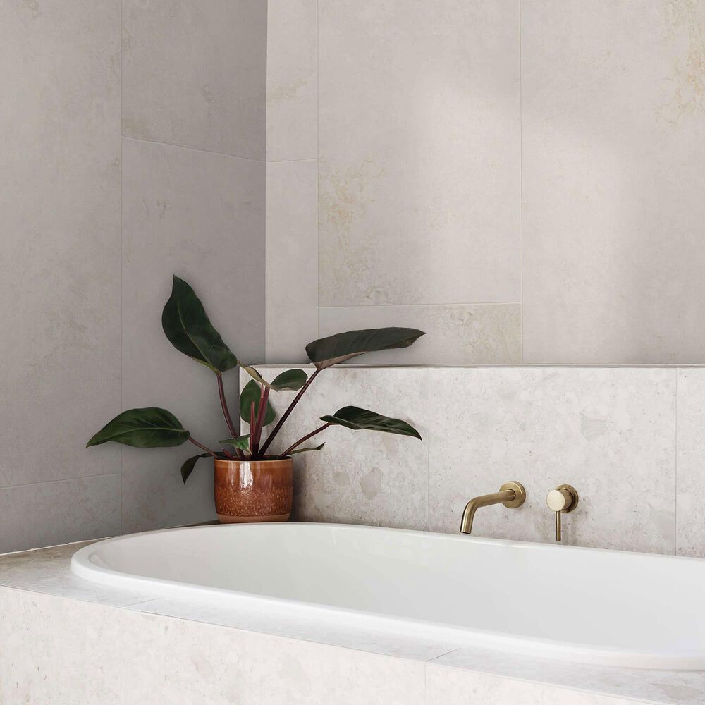 Shaw Layered Earth Ivory 24&quot; x 48&quot; Porcelain Tile, , large