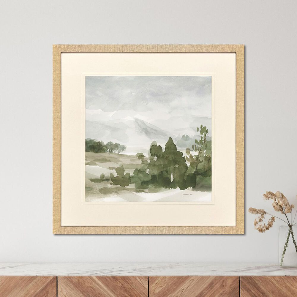 Paragon 30" x 30" Path to the Mountain II Wall Art in Green, , large