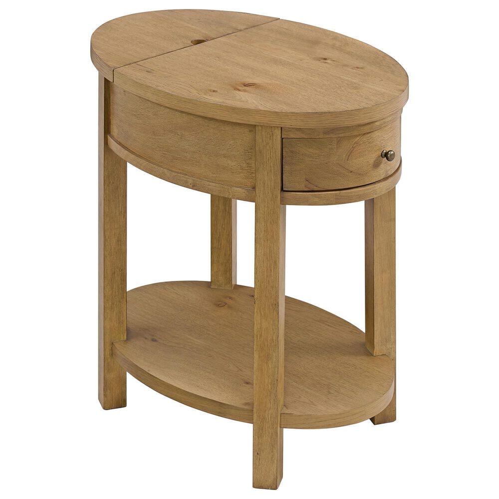 Forma & Co BoHo Chairside Table in Prairie Oak, , large