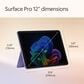 Microsoft Surface Pro Copilot+ PC 12" Touch-Screen Tablet - Qualcomm Snapdragon X Plus - 16GB RAM - 512GB UFS - Windows 11 Home - Wi-Fi Only - Violet - Device Only - (Latest Model), , large