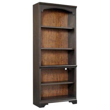 Riva Ridge Hampton Open Bookcase in Black Cherry, , large