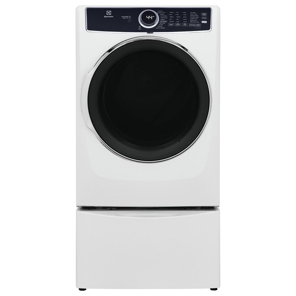 Electrolux 8 Cu. Ft. Front Load Electric Dryer with Balanced Dry in White, , large