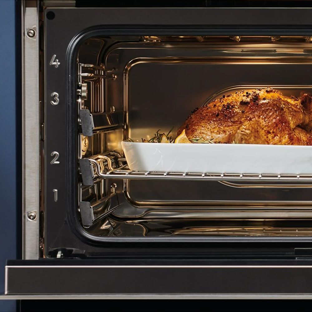 Wolf Appliances M Series 30" Single Electric Plumbed Wall Oven with Convection Steam in Stainless Steel, , large